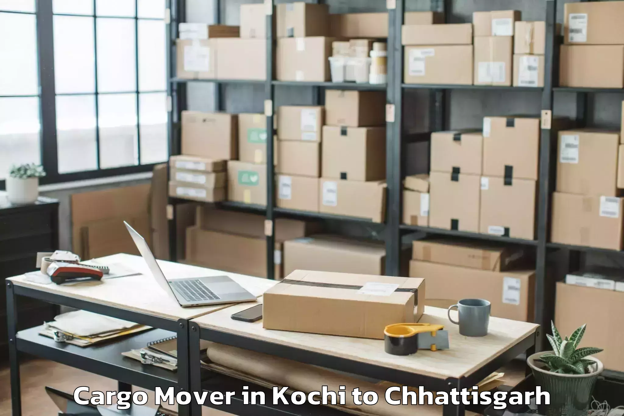 Book Kochi to Kumhari Cargo Mover Online